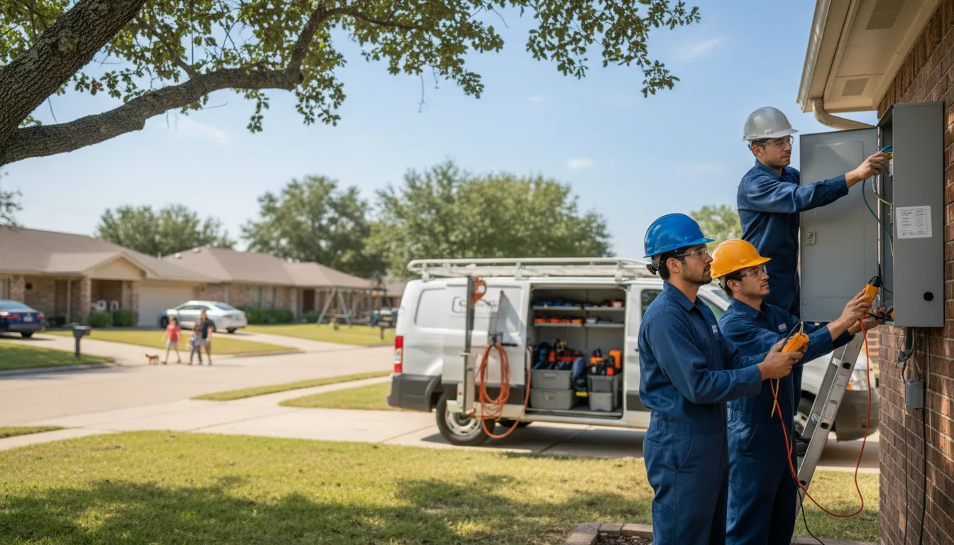 Certified electrician providing emergency electrical services in Valders, WI